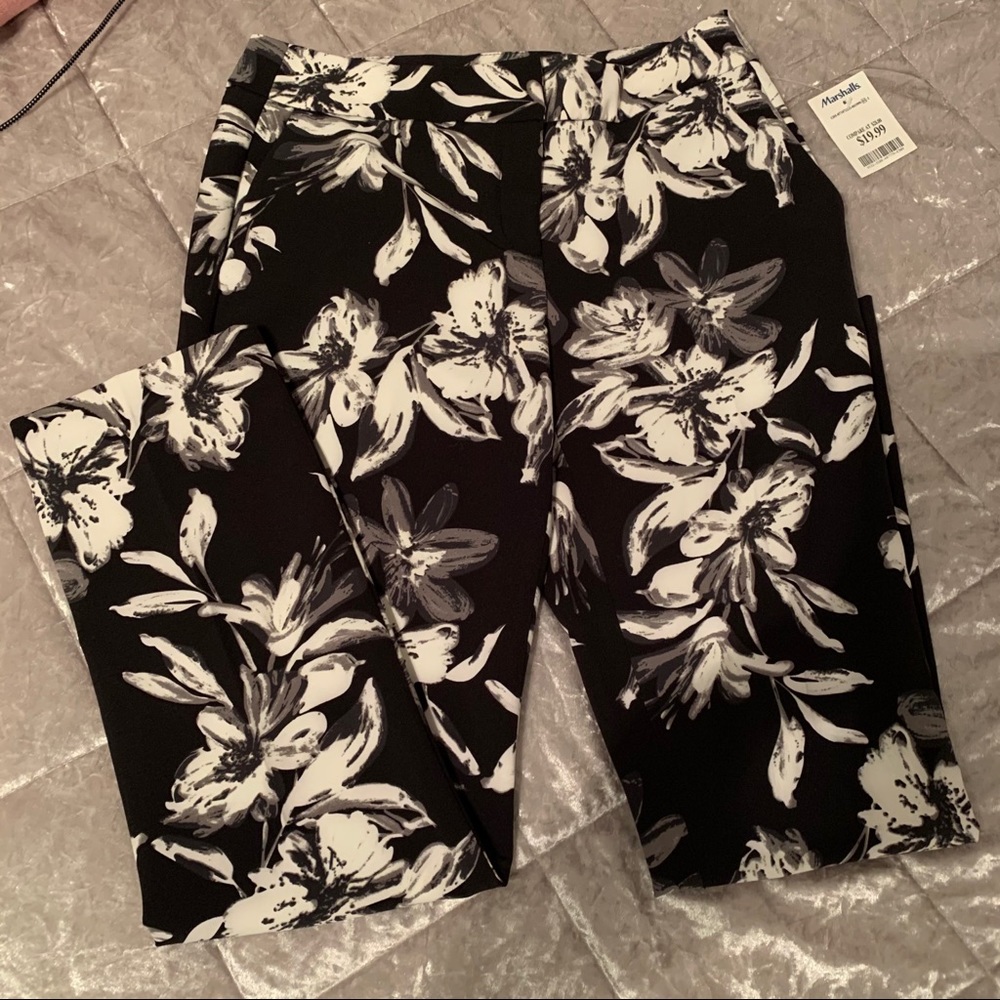 NWT Floral Dress Pants
